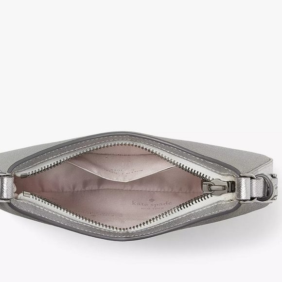 Kate Spade Glitter Glimmer Shoulder Bag Lunar Light Holiday Glitter Purse KE461 - Picture 5 of 7